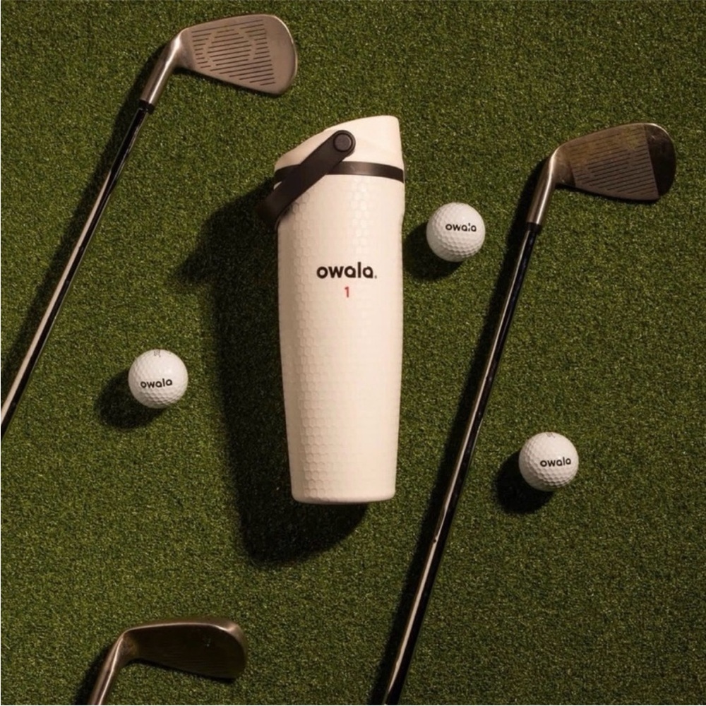 Owala White Fairways Tumbler - Insulated Water Bottle